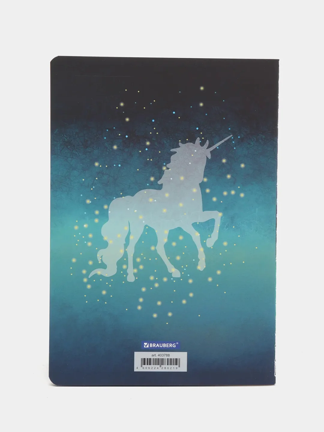 Тетрадь A5 (147х210мм) 40л сшивка клетка SoftTouch фольга, FAIRY TALE, BRAUBERG, 403788