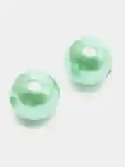 Мятный бусины акриловые