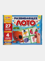 Детское развивающее лото "Синий трактор", "МиМиМишки", 27 карточек-половинок