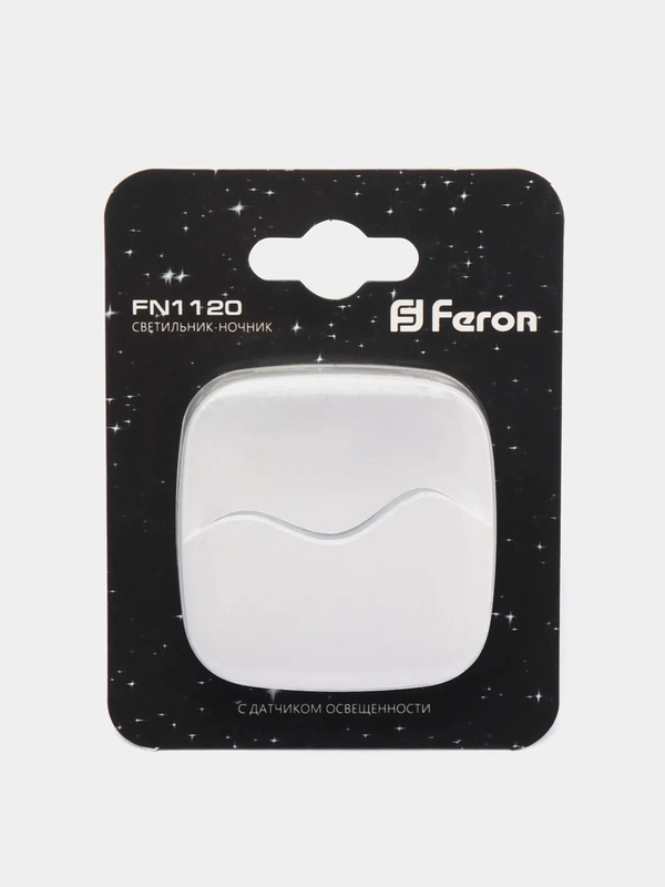 Светильник-ночник квадратный, 0,45W 230V, Feron FN1120