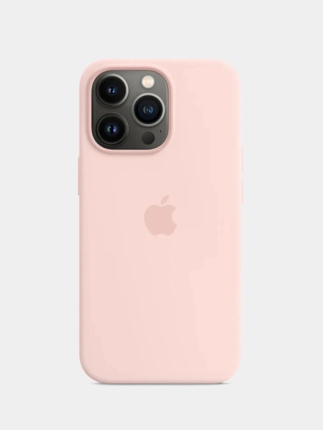 Белый кожаный клип-кейс Apple Leather для iPhone 13 Pro Max (чехол-накладка)
