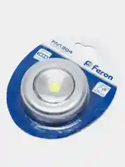 Светодиодный светильник-кнопка Feron FN1204, серебро, 1 штука