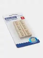 Ластики BRAUBERG "Ultra Square" 6 штук