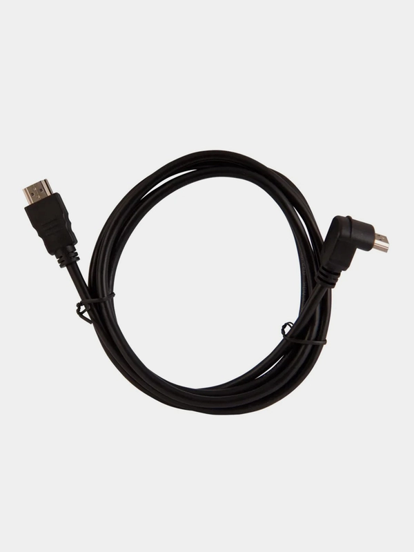 Кабель HDMI v1,4 AM-AM (А вилка - А вилка) угловой, 1,8 м, чёрный, with Ethernet