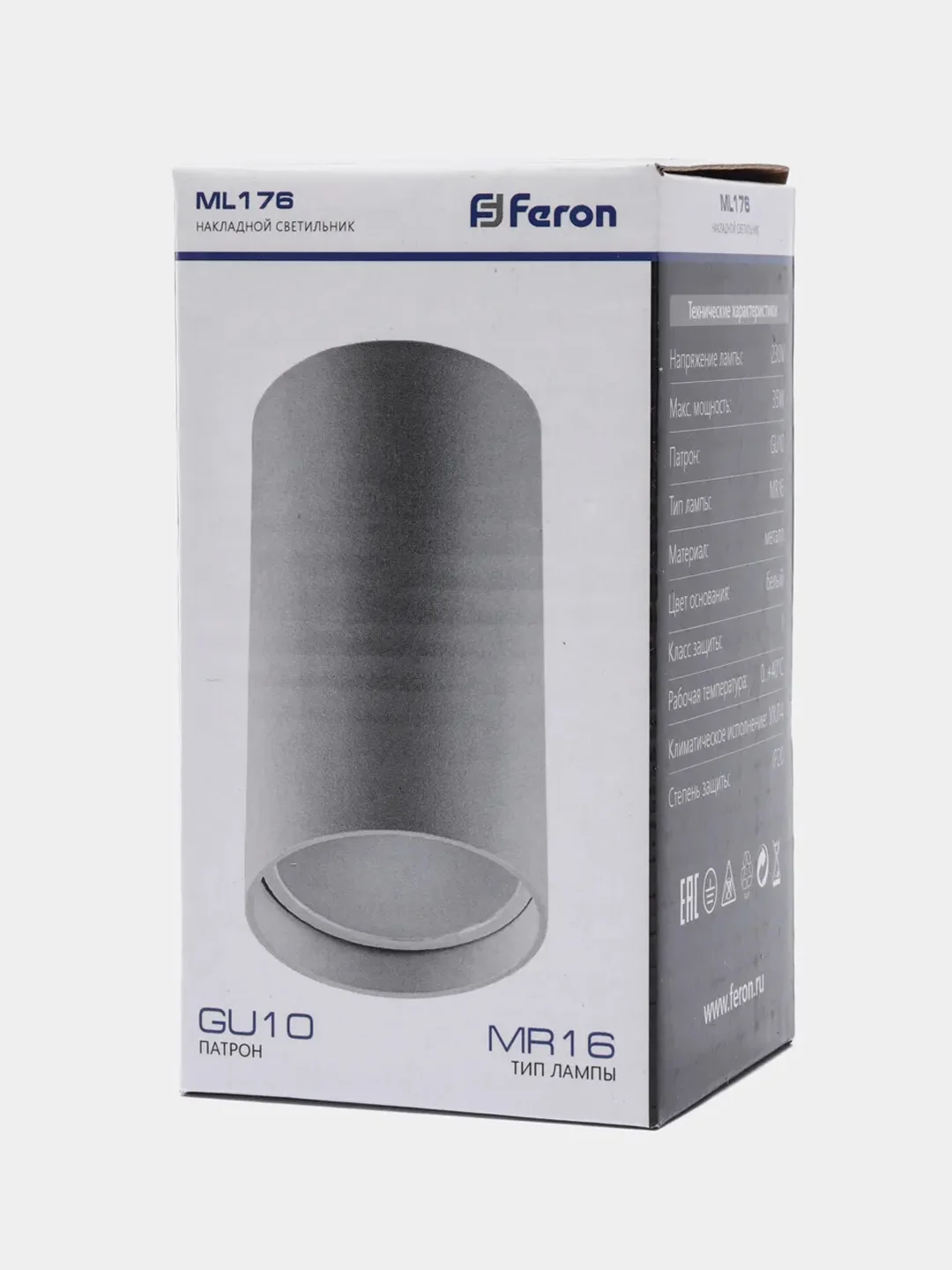 Серебряный светильник потолочный, Feron ML176