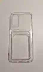 Чехол REALME 9i, OPPO A96 прозрачный с защитой камеры, карман для пластиковой карты