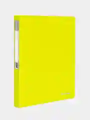 Папка на 2 кольцах BRAUBERG "Neon", 25 мм, неоновая