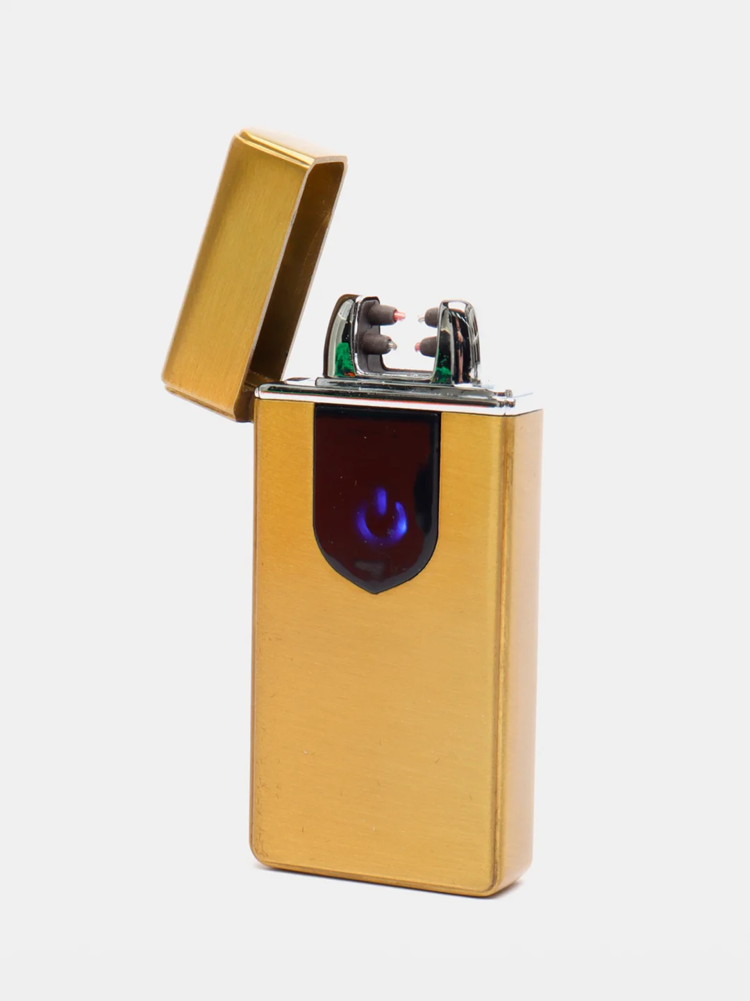 Золотой usb Электрическая импульсная дуговая зажигалка