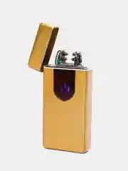Золотой usb Электрическая импульсная дуговая зажигалка