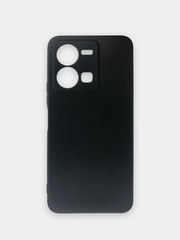 Чехол для Vivo Y35 / Y22 / Y22S / Ю35 / Ю22 / Ю22с, черный, силиконовый