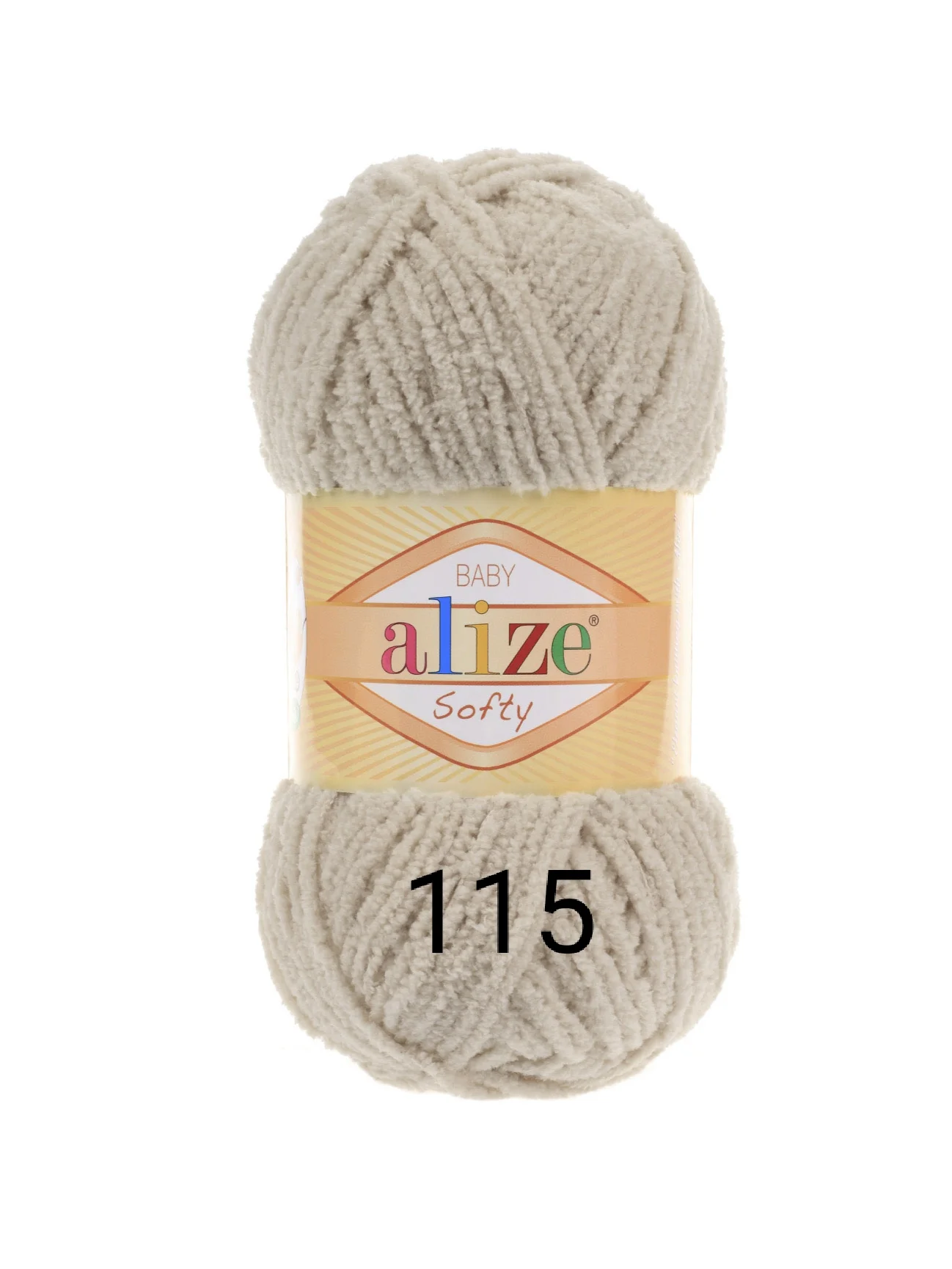Плюшевая пряжа Alizе softy, 50 г, 115 м