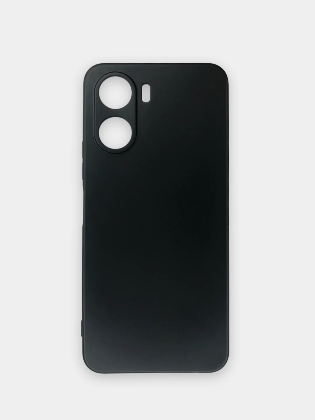 Черный чехол для Vivo Y16, черный, силиконовый