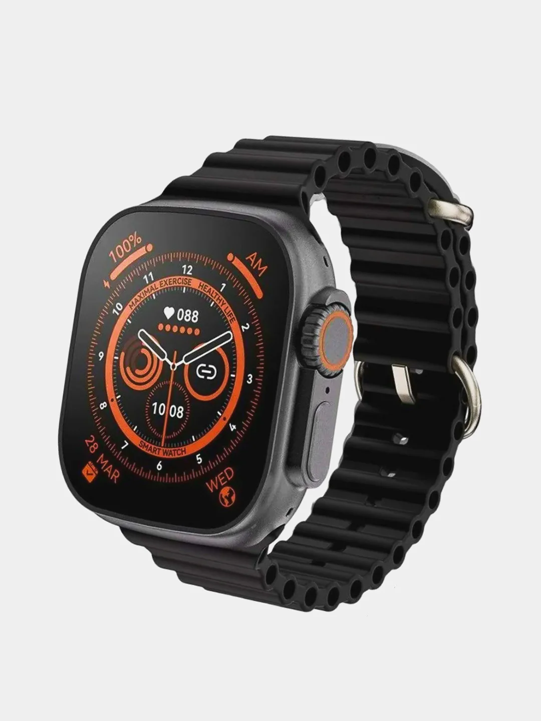 Угольный умные смарт-фитнес часы Smart Watch X9 Pro 2, X8 Pro, X9 Ultra 2 наручный браслет