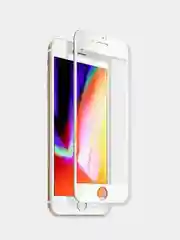 Белый защитное стекло на IPhone 7/8 Plus