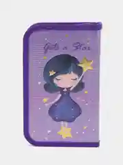 Пенал ЮНЛАНДИЯ, 1 отделение, металлизированный картон, конгрев, 19х11 см, New star, 271104
