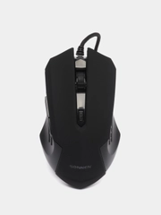 Мышь проводная игровая SONNEN I3, 6 кнопок, 800-3200 dpi, LED-подсветка, черная,513523