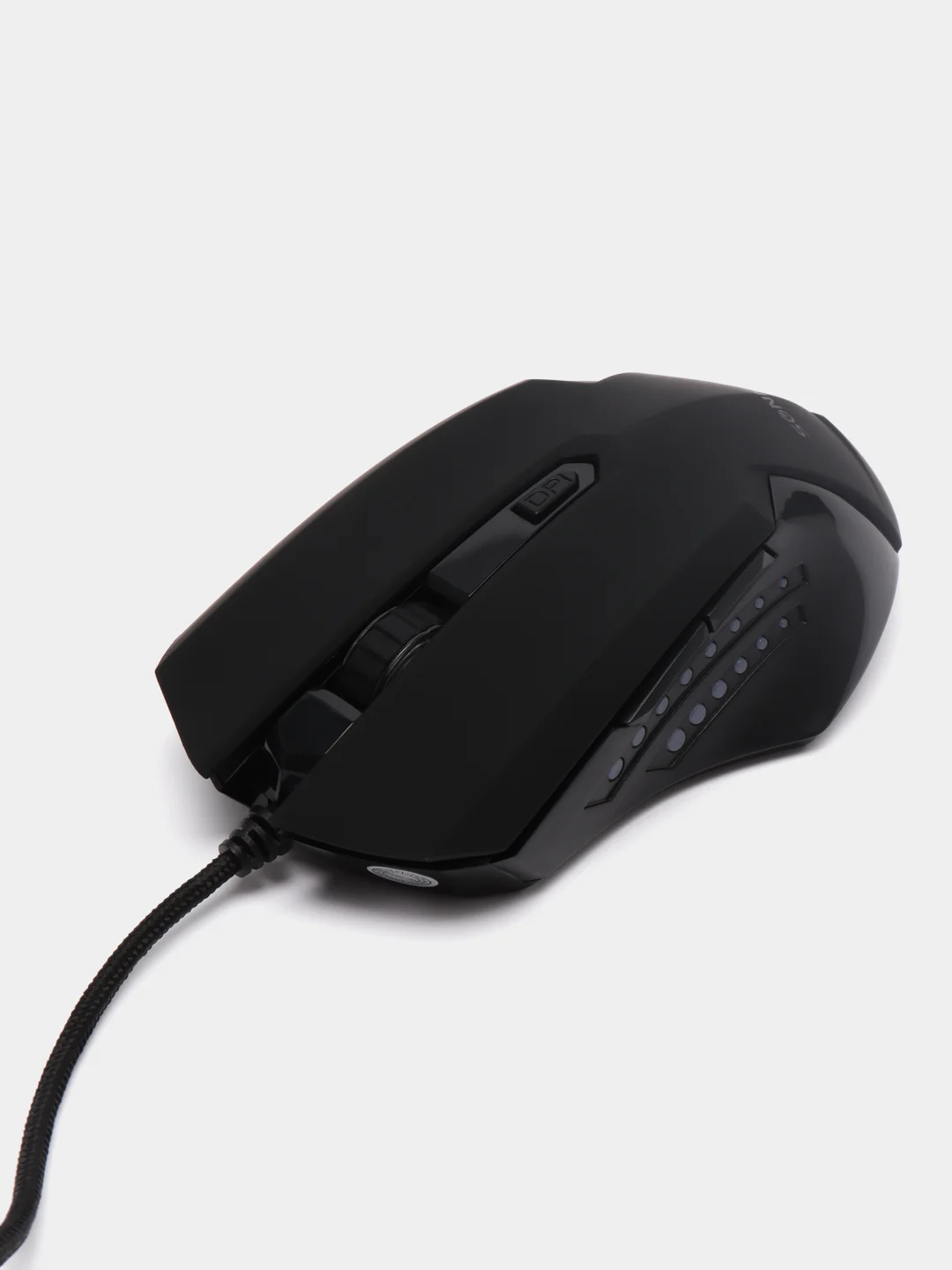 Мышь проводная игровая SONNEN I3, 6 кнопок, 800-3200 dpi, LED-подсветка, черная,513523