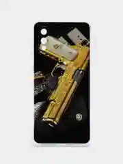 Горчичный чехол Samsung Galaxy A02, Самсунг Галакси А02 силиконовый, с рисунком