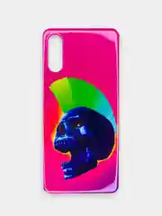 Угольный чехол Samsung Galaxy A02, Самсунг Галакси А02 силиконовый, с рисунком