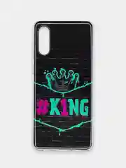 Салатовый чехол Samsung Galaxy A02, Самсунг Галакси А02 силиконовый, с рисунком