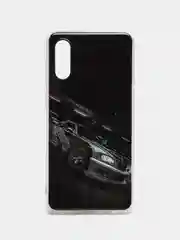 Хром чехол Samsung Galaxy A02, Самсунг Галакси А02 силиконовый, с рисунком