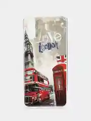 Бордовый чехол Samsung Galaxy A02, Самсунг Галакси А02 силиконовый, с рисунком
