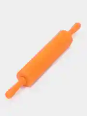 Красный скалка силиконовая 30х4 см, цвет микс