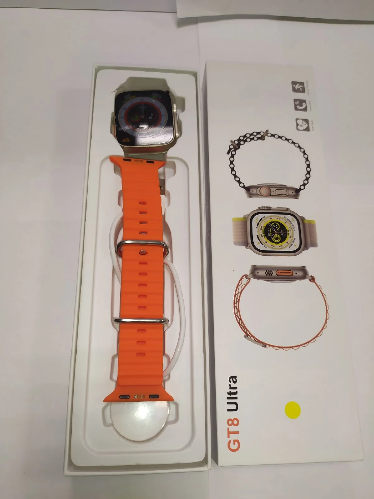 Белый умные часы Smart Watch GT8 Ultra