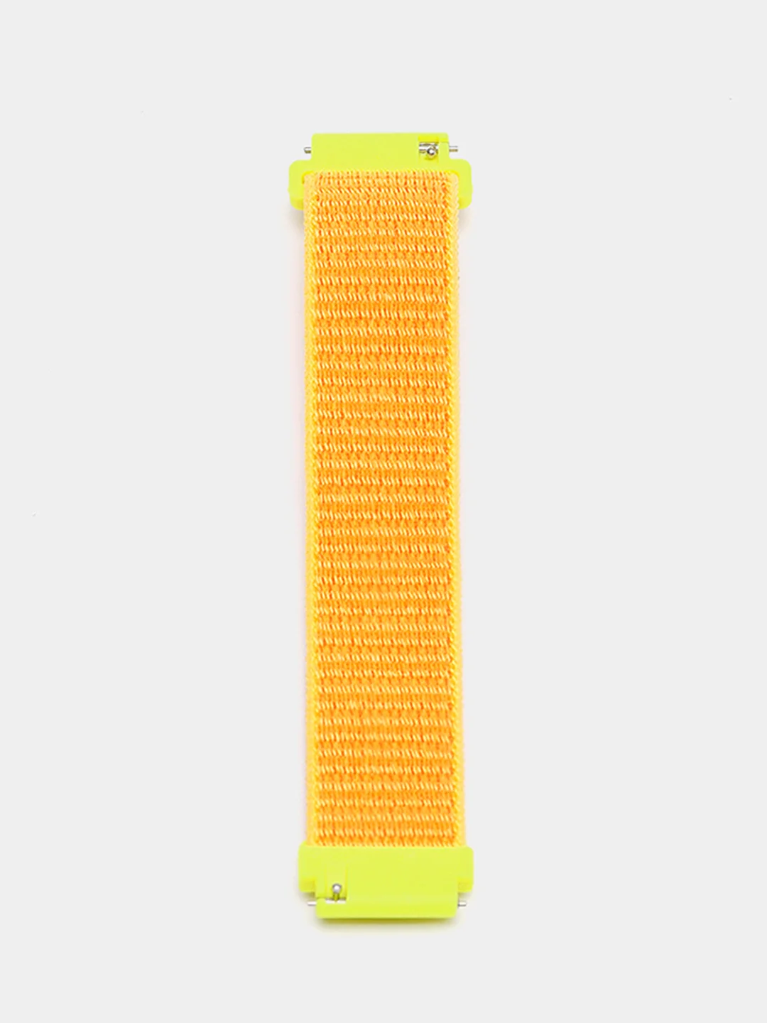 Лимонный ремешок на липучке для Xiaomi Amazfit Bip, Huawei, Samsung, 20 мм
