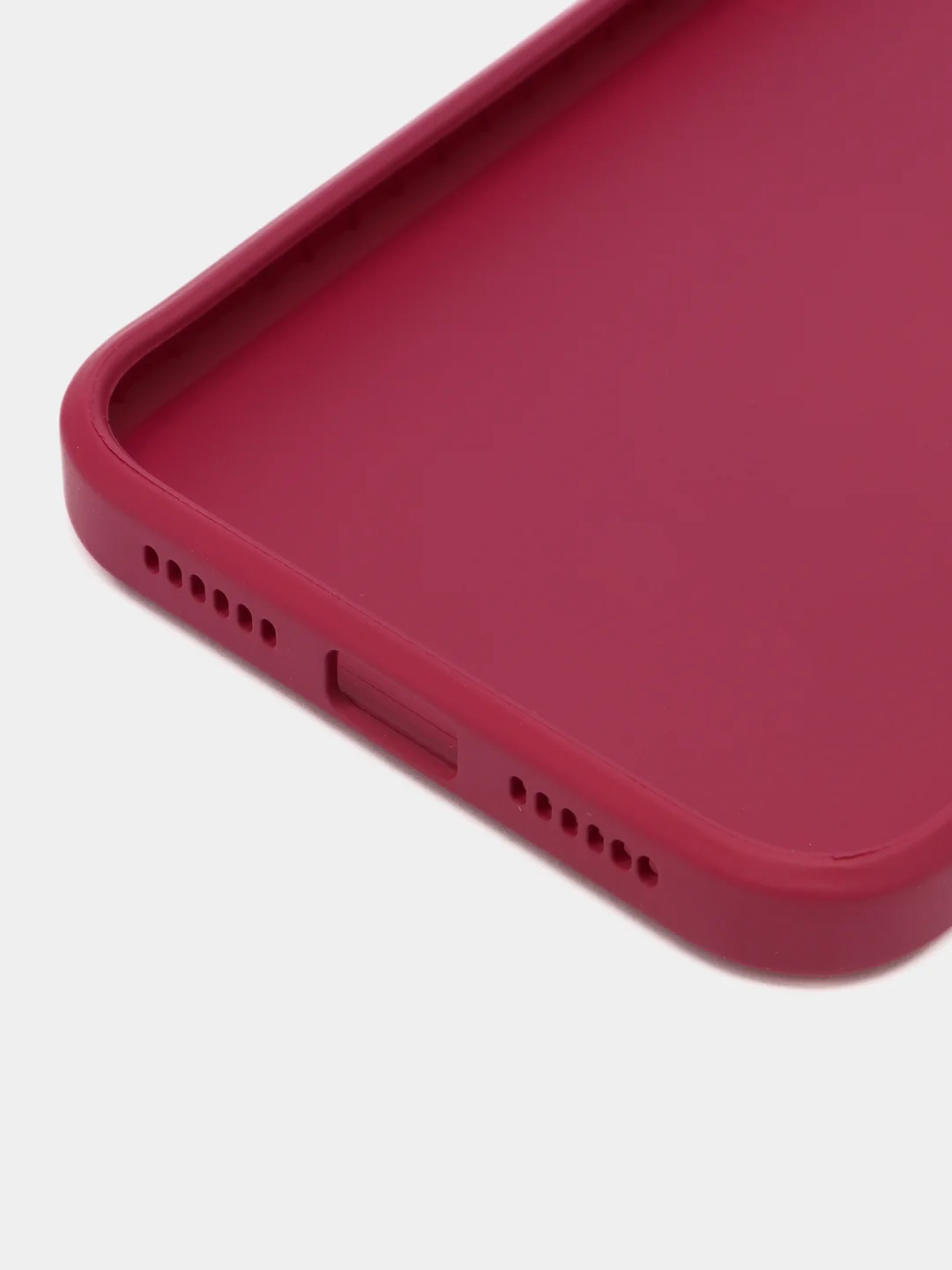 Красный силиконовый чехол для iPhone 11, со стеклянной панелью и защитой для камеры