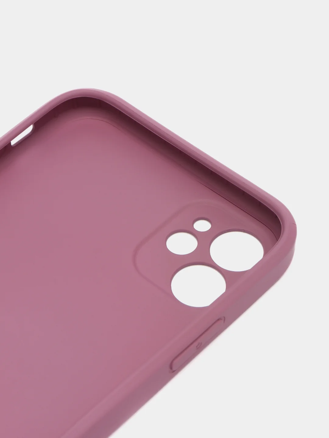 Розовый силиконовый чехол для iPhone 11, со стеклянной панелью и защитой для камеры