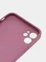 Розовый силиконовый чехол для iPhone 11, со стеклянной панелью и защитой для камеры
