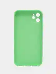 Лайм силиконовый чехол для iPhone 11, со стеклянной панелью и защитой для камеры