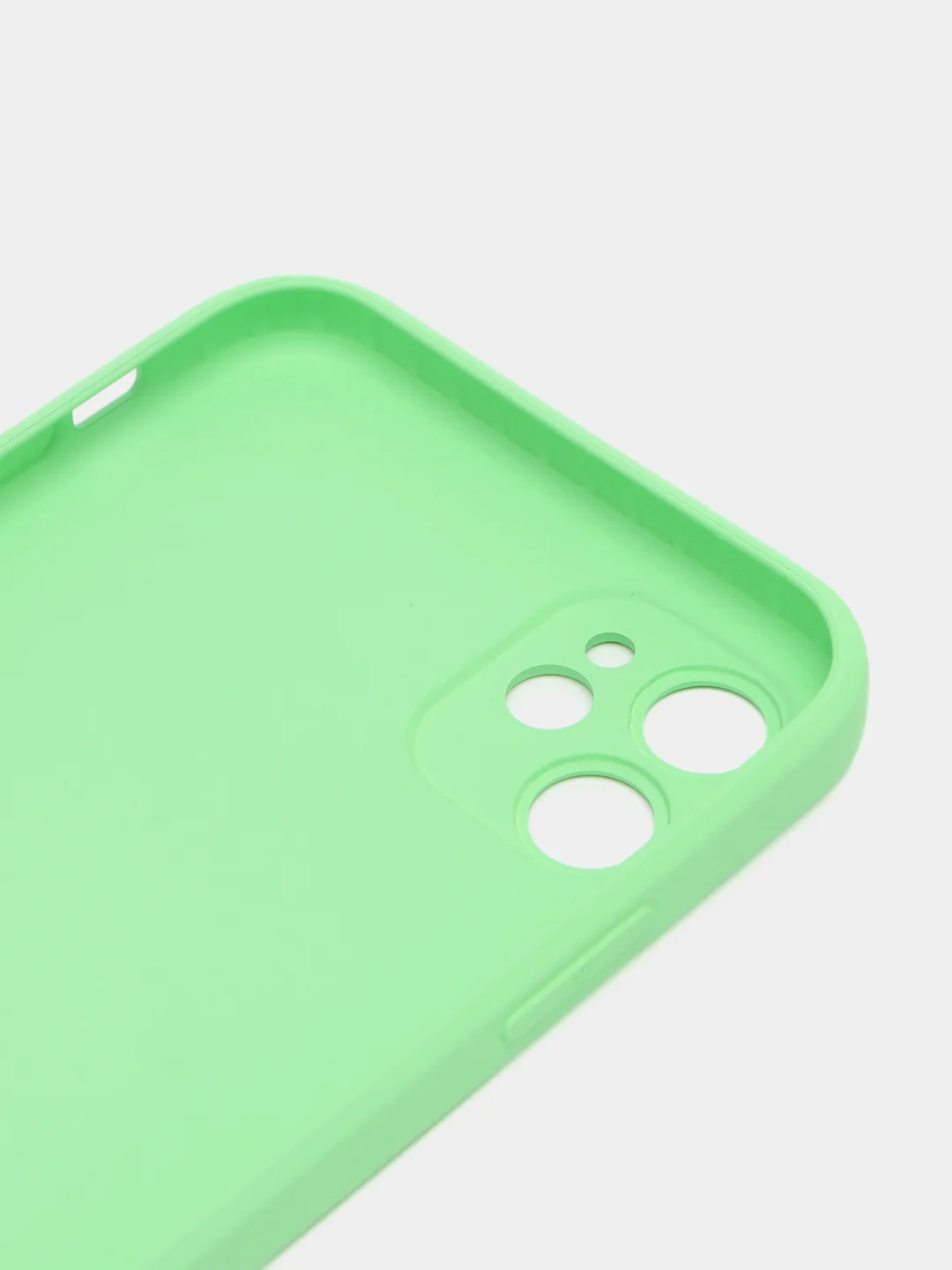 Лайм силиконовый чехол для iPhone 11, со стеклянной панелью и защитой для камеры