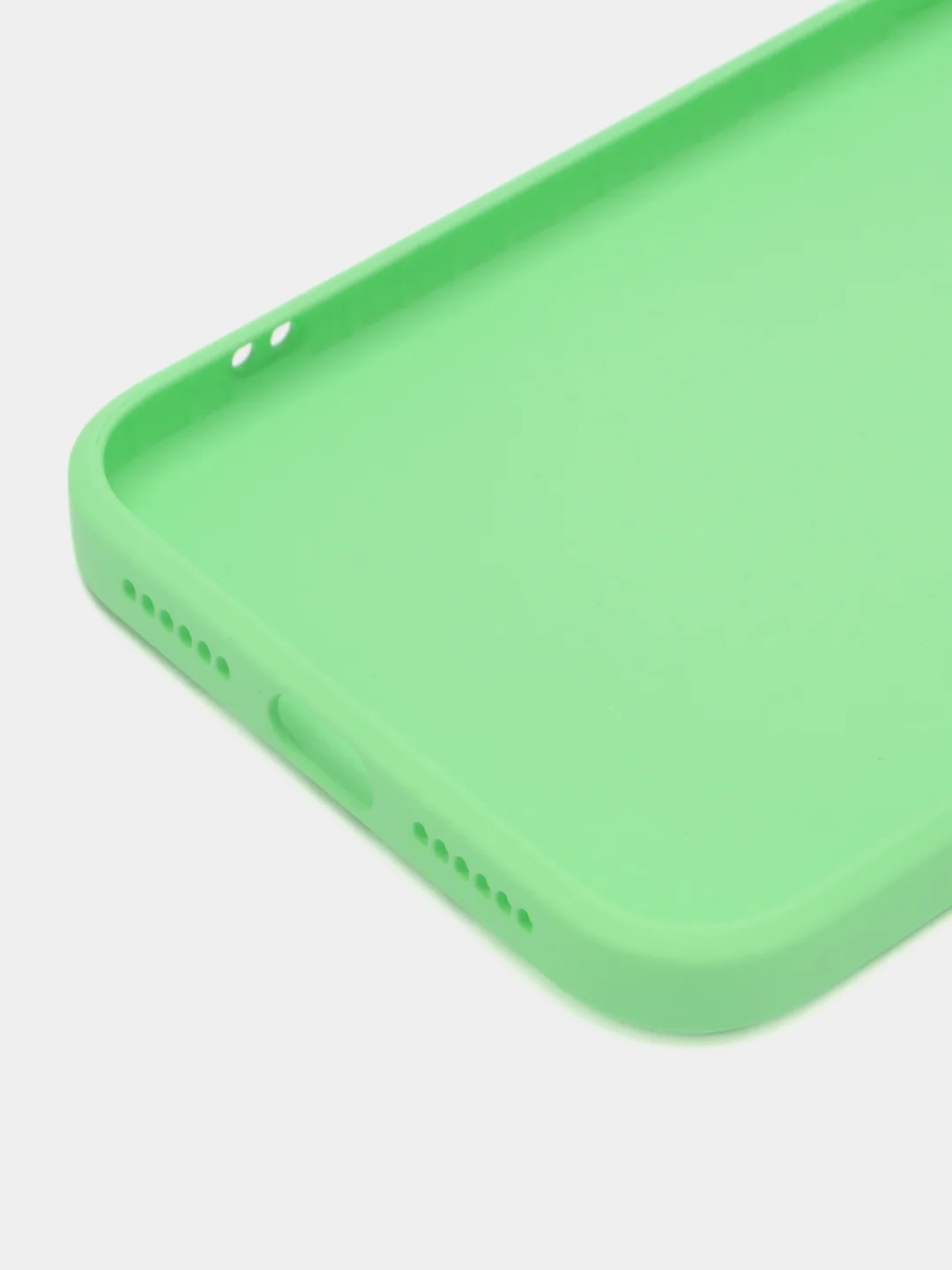 Лайм силиконовый чехол для iPhone 11, со стеклянной панелью и защитой для камеры