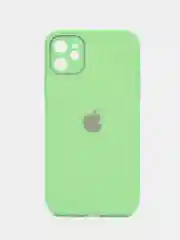 Лайм силиконовый чехол для iPhone 11, со стеклянной панелью и защитой для камеры