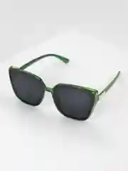Зеленый очки солнцезащитные женские, квадратные