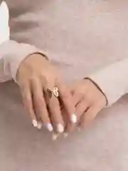 Золотой кольцо бабочка