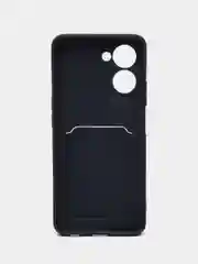 Морской чехол для Realme C33 (Реалми С33), с карманом для карт, прозрачный