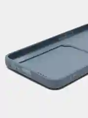Синий меланж чехол для Realme C33 (Реалми С33), с карманом для карт, прозрачный