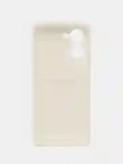Белый чехол для Realme C33 (Реалми С33), с карманом для карт, прозрачный