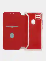 Красный чехол-книжка Xiaomi Redmi 10C, Poco C40, 9A,  9C, 10A