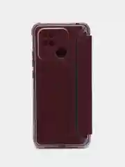 Бордовый чехол-книжка Xiaomi Redmi 10C, Poco C40, 9A,  9C, 10A