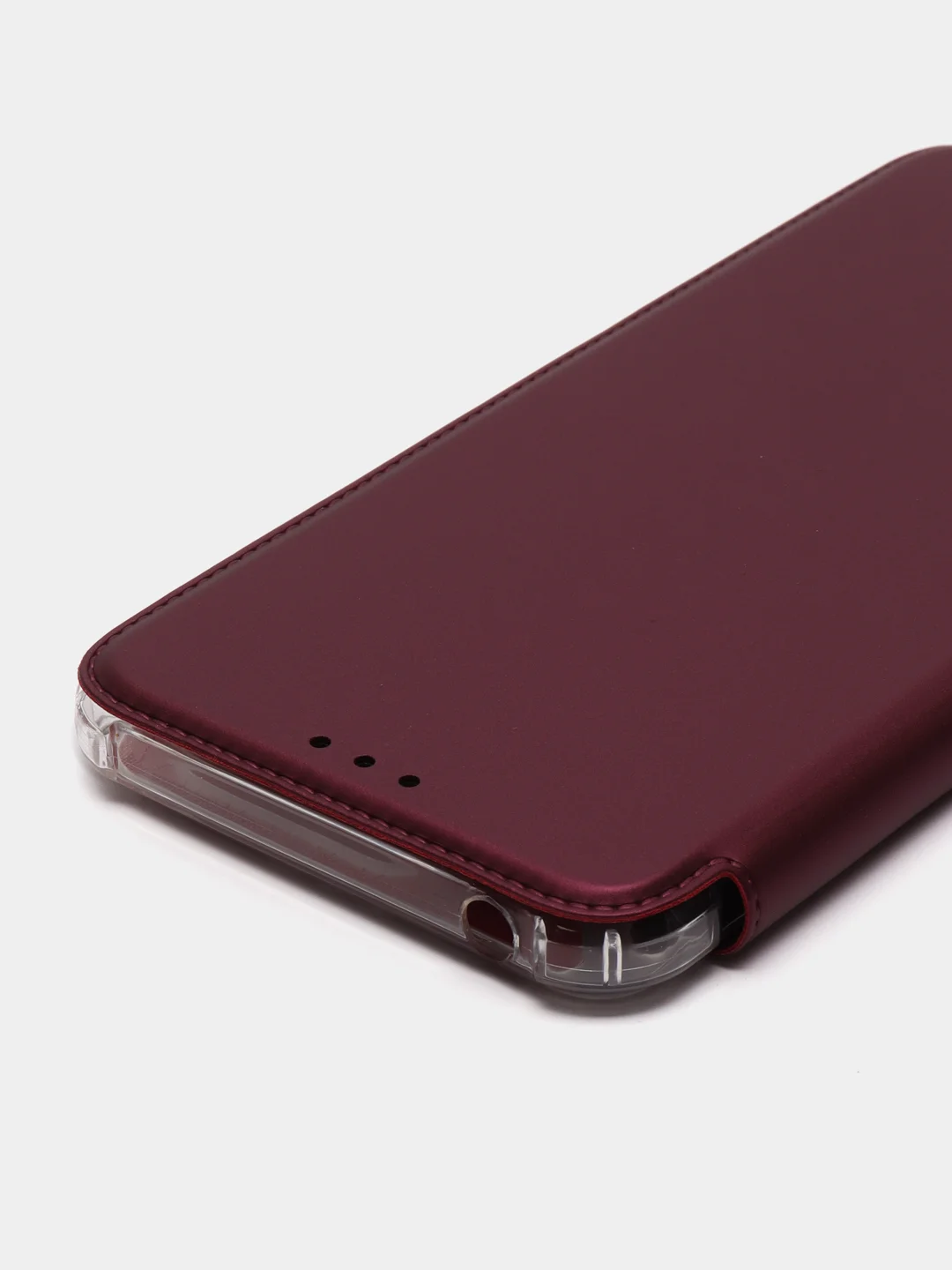 Бордовый чехол-книжка Xiaomi Redmi 10C, Poco C40, 9A,  9C, 10A