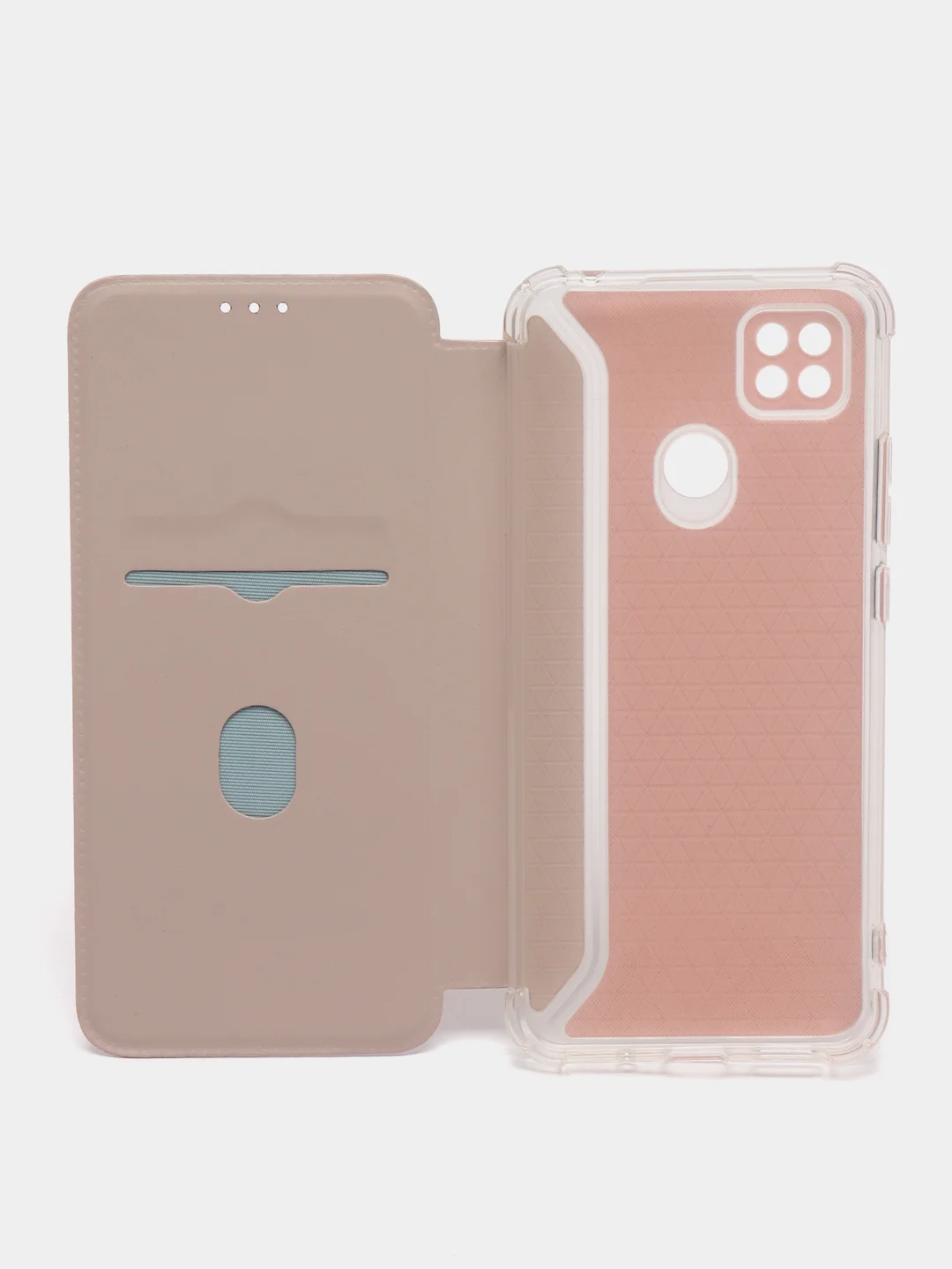 Розовый чехол-книжка Xiaomi Redmi 10C, Poco C40, 9A,  9C, 10A