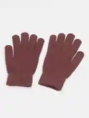 Бордовый перчатки женские с начесом