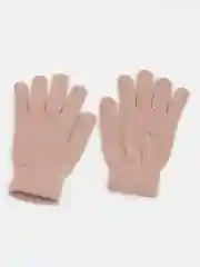 Бежевый перчатки женские с начесом
