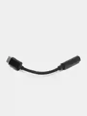 Черный переходник на чипах GeneralPlus Type-C на наушники 3,5мм Jack