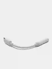Белый переходник на чипах GeneralPlus Type-C на наушники 3,5мм Jack