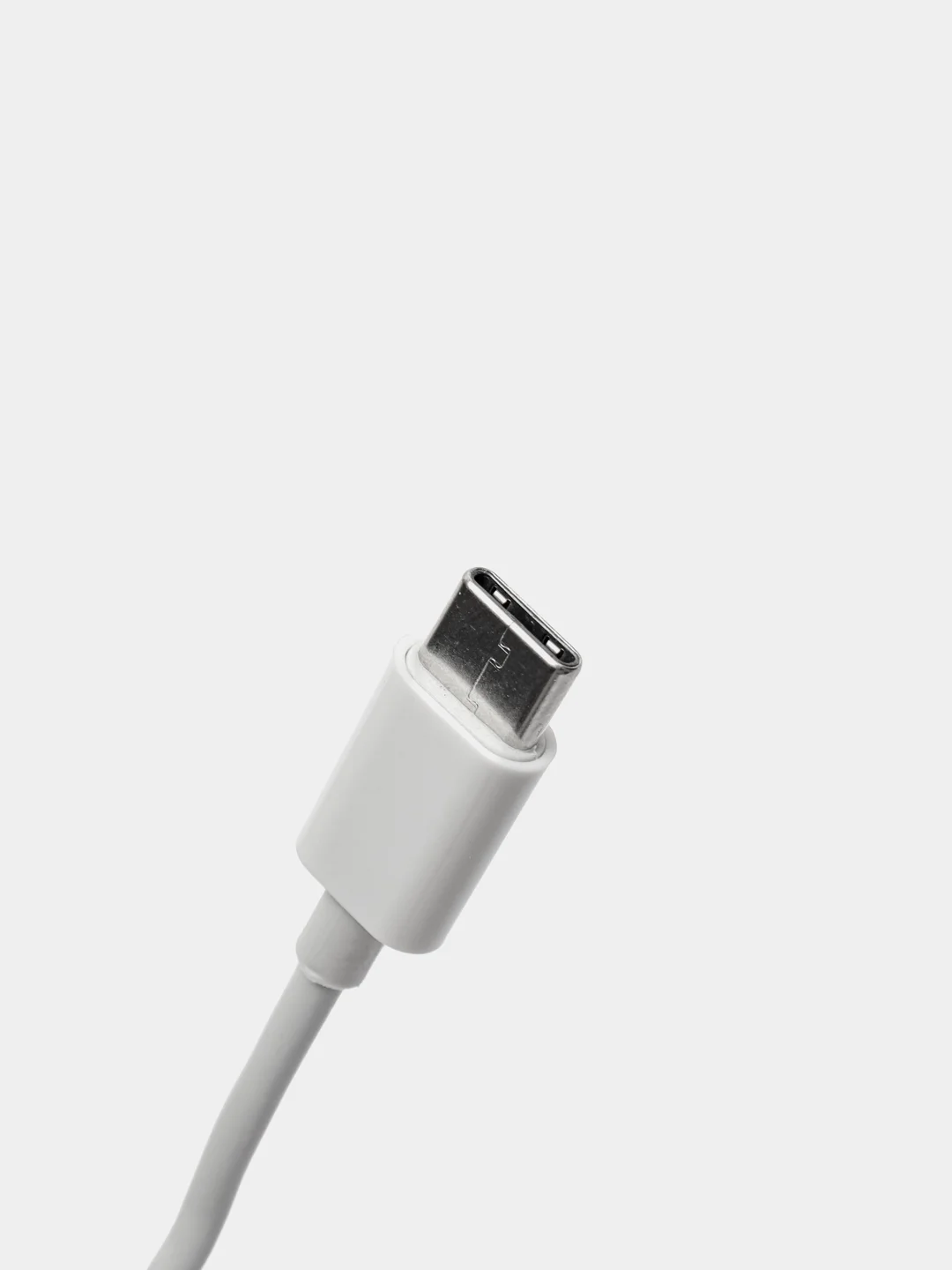 Белый переходник на чипах GeneralPlus Type-C на наушники 3,5мм Jack
